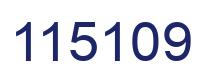 Number 115109 blue image