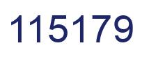 Número 115179 imagen azul