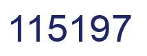 Número 115197 imagen azul