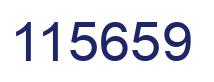 Number 115659 blue image