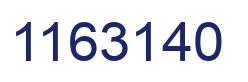 Number 1163140 blue image