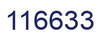 Number 116633 blue image
