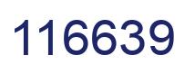 Number 116639 blue image
