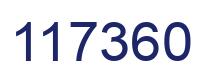 Number 117360 blue image