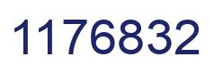 Número 1176832 imagen azul