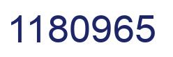 Number 1180965 blue image