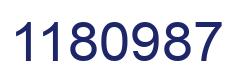 Number 1180987 blue image