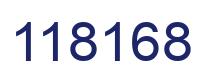 Number 118168 blue image