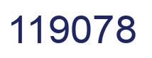 Number 119078 blue image