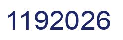 Number 1192026 blue image