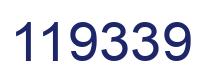 Number 119339 blue image