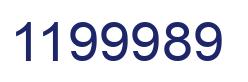 Number 1199989 blue image
