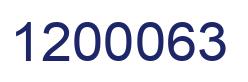Number 1200063 blue image