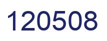 Number 120508 blue image