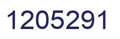 Number 1205291 blue image