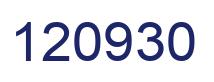 Number 120930 blue image