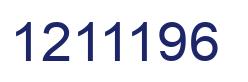 Number 1211196 blue image