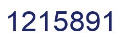 Number 1215891 blue image