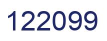 Número 122099 imagen azul