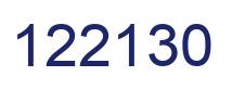 Number 122130 blue image