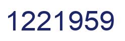 Número 1221959 imagen azul