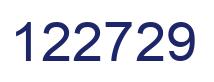 Número 122729 imagen azul
