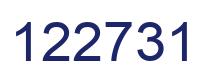 Número 122731 imagen azul