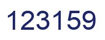 Número 123159 imagen azul