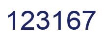 Número 123167 imagen azul