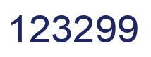 Número 123299 imagen azul