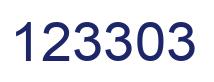 Número 123303 imagen azul