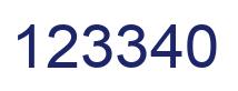 Número 123340 imagen azul