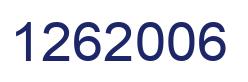 Número 1262006 imagen azul