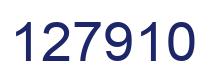 Número 127910 imagen azul