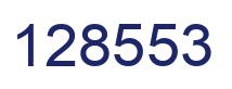 Number 128553 blue image