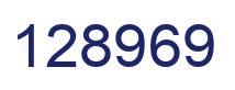 Number 128969 blue image