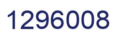 Number 1296008 blue image