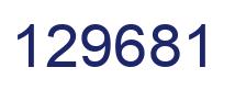 Número 129681 imagen azul