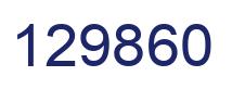 Number 129860 blue image