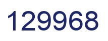 Number 129968 blue image