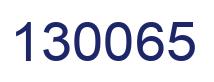 Número 130065 imagen azul