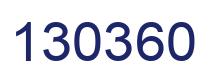 Number 130360 blue image
