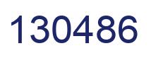 Número 130486 imagen azul