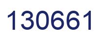 Number 130661 blue image