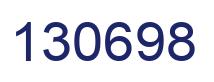Number 130698 blue image