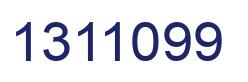 Number 1311099 blue image