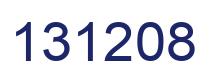 Number 131208 blue image