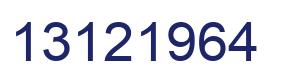 Número 13121964 imagen azul