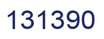 Number 131390 blue image