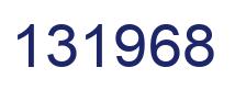Number 131968 blue image